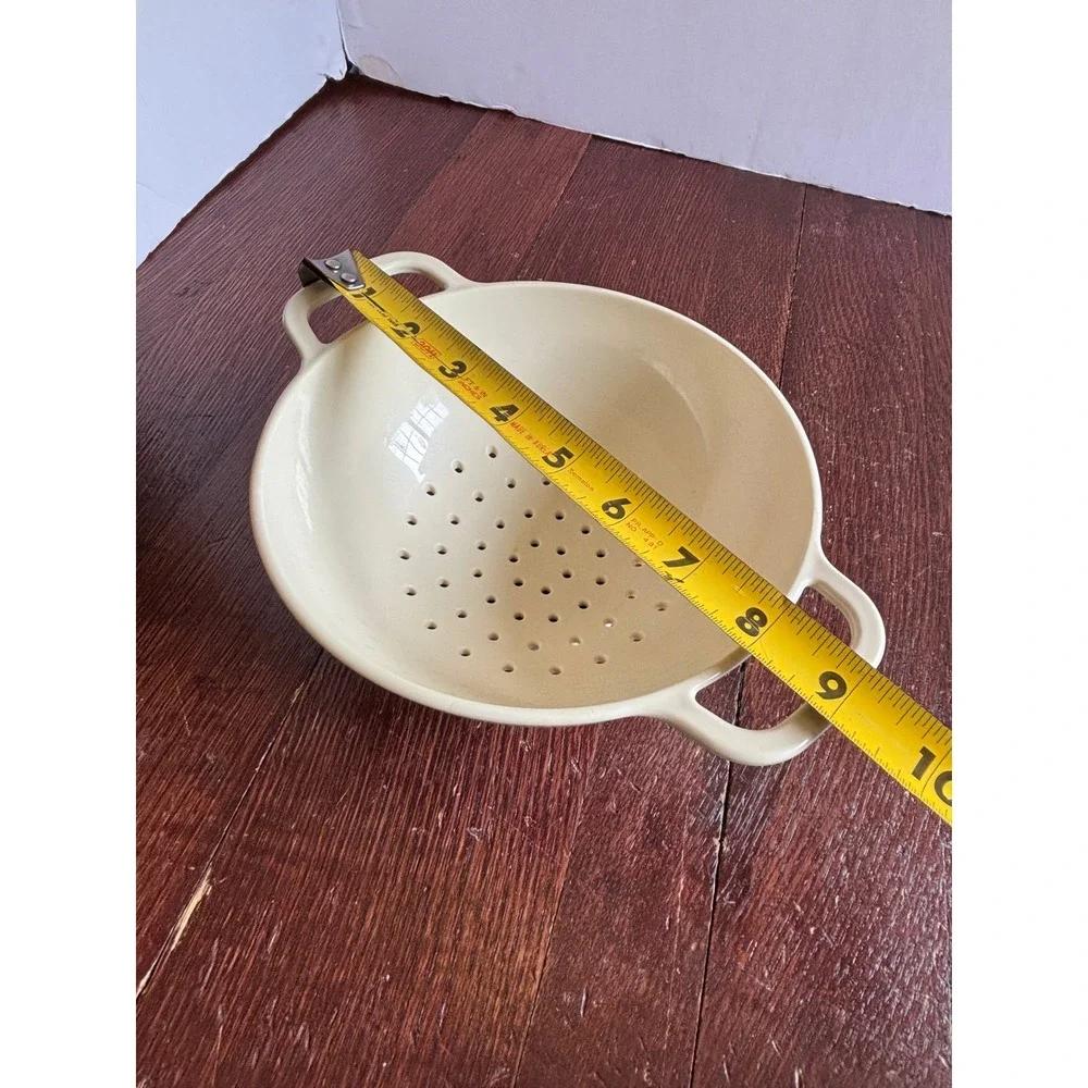 Pioneer Woman Melamine Colander Floral Red Pink Cream Berry Strainer 7.5 Inch
